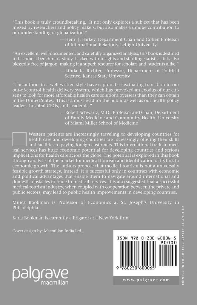 Weitere Ansicht: Medical Tourism in Developing Countries | M. Bookman
