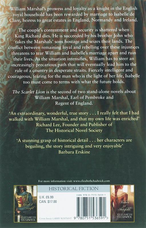 Weitere Ansicht: The Scarlet Lion | Elizabeth Chadwick