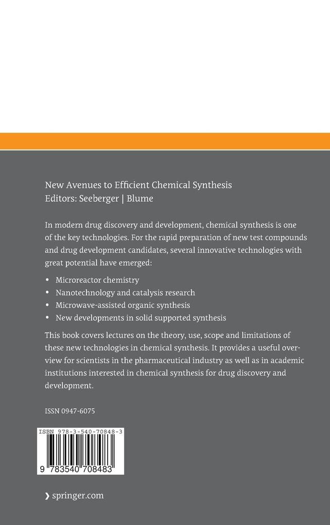 Weitere Ansicht: New Avenues to Efficient Chemical Synthesis