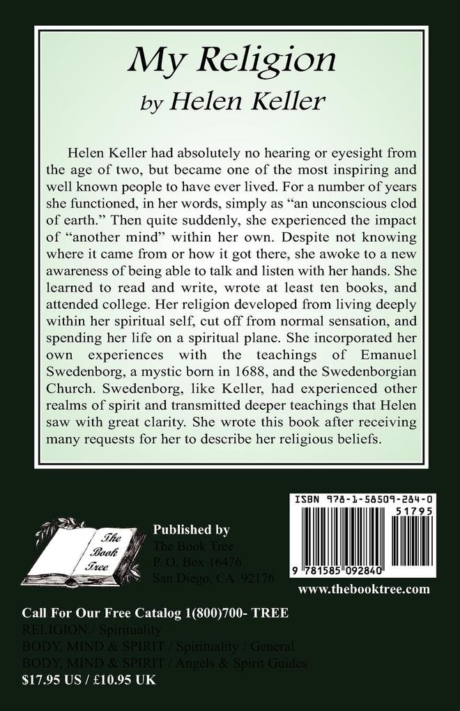 Weitere Ansicht: My Religion | Helen Keller