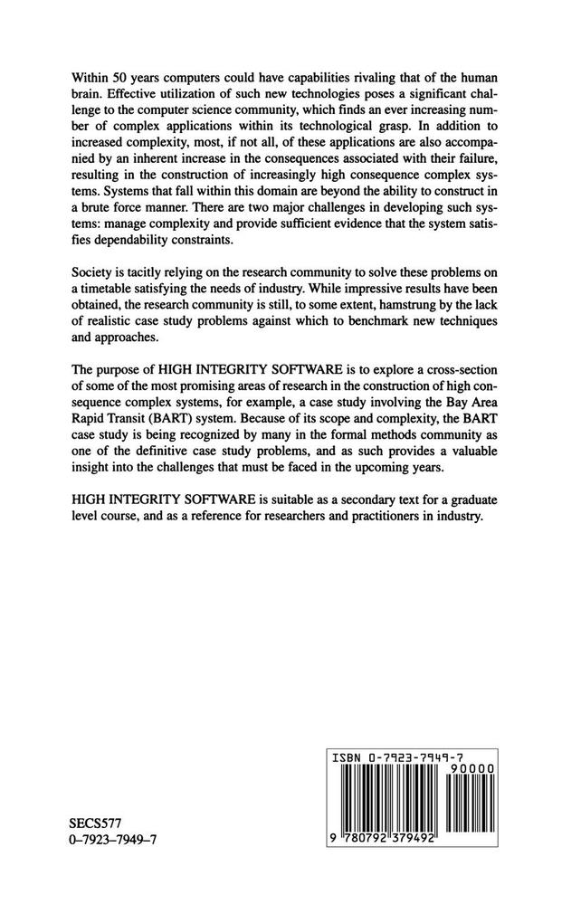 Weitere Ansicht: High Integrity Software