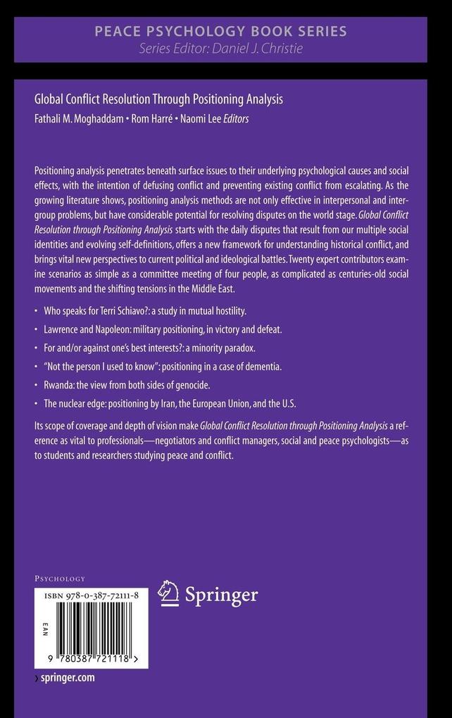Weitere Ansicht: Global Conflict Resolution Through Positioning Analysis