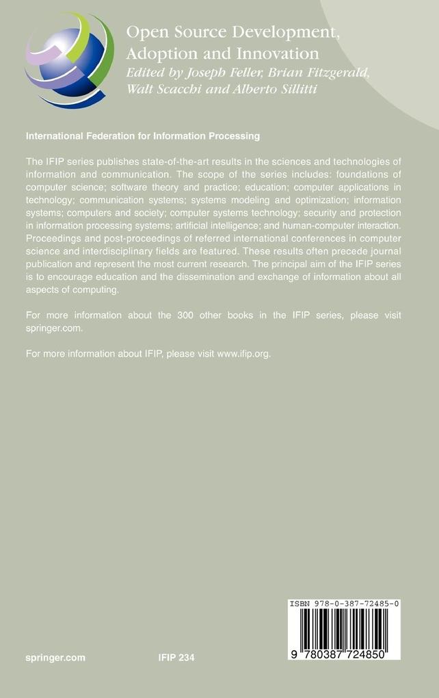 Weitere Ansicht: Open Source Development, Adoption and Innovation