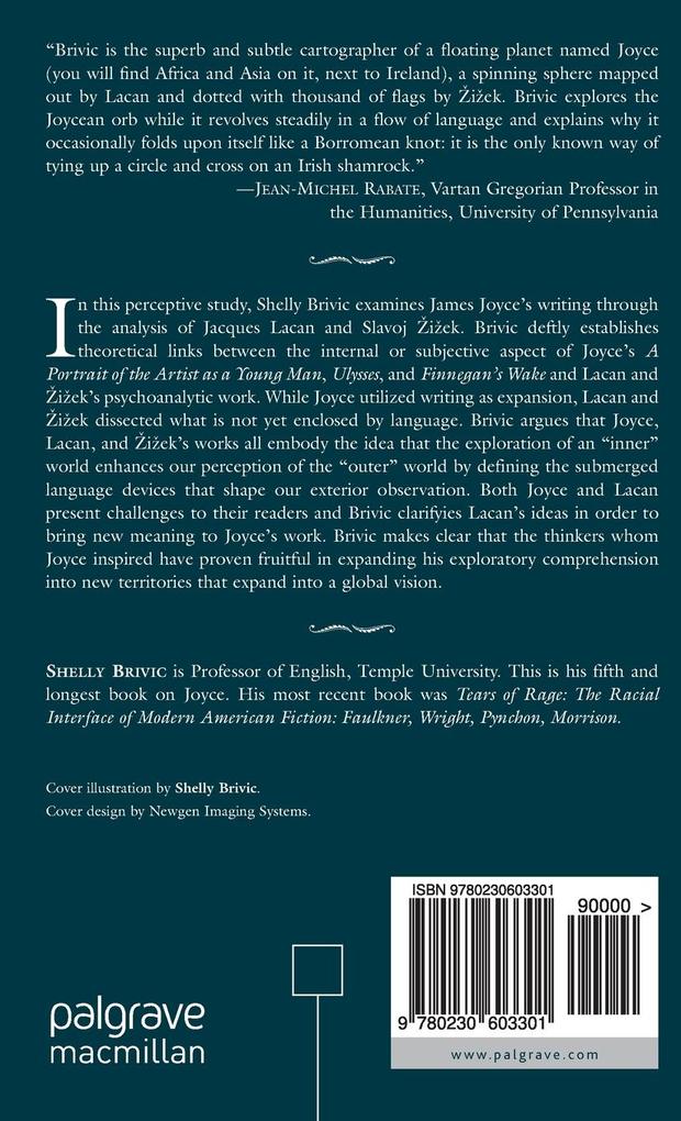 Weitere Ansicht: Joyce Through Lacan and Zizek | Shelly Brivic, S. Brivic