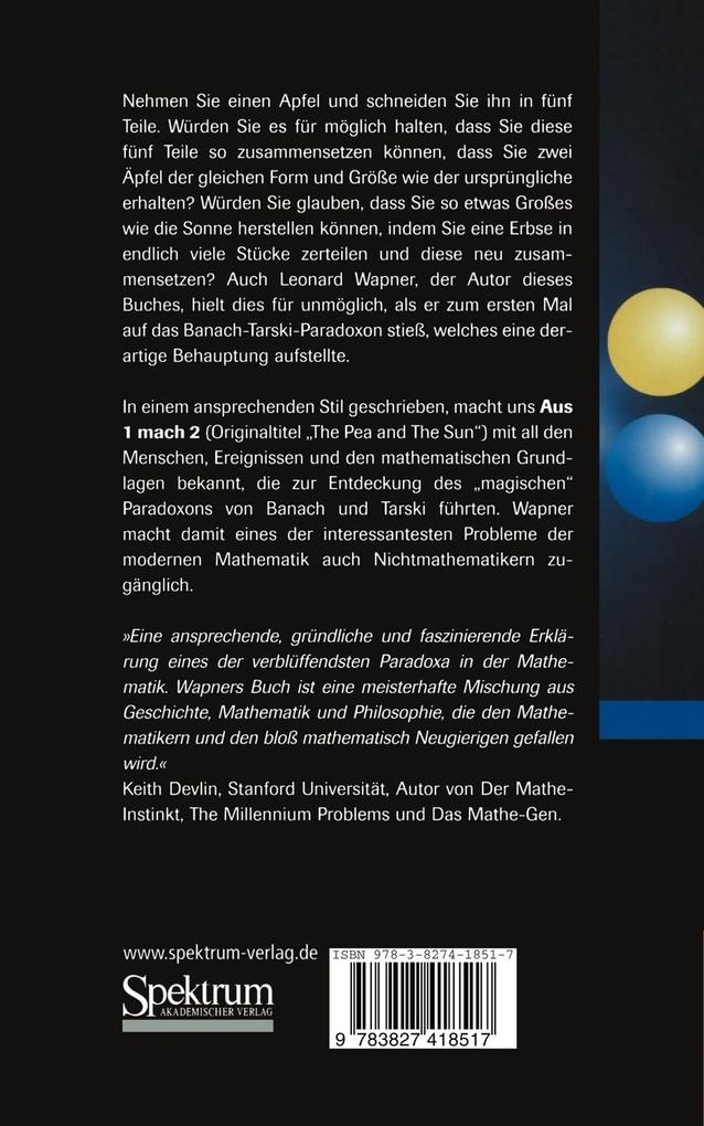 Weitere Ansicht: Aus 1 mach 2 | Leonard M. Wapner