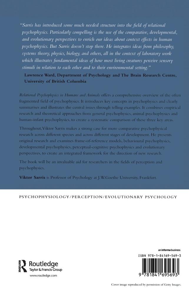 Weitere Ansicht: Relational Psychophysics in Humans and Animals | Viktor Sarris