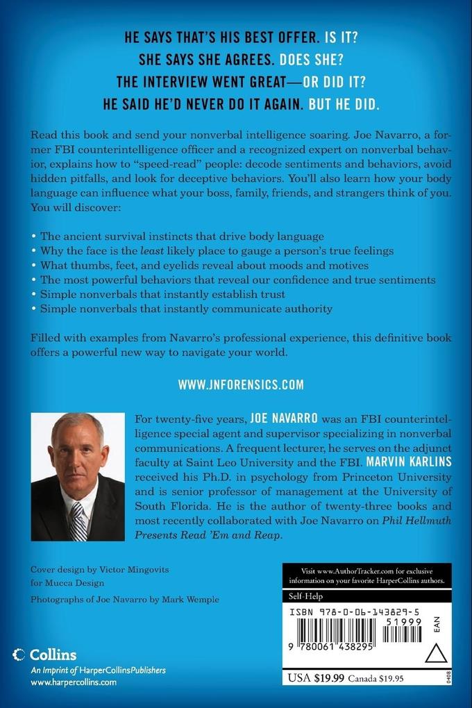 Weitere Ansicht: What Every BODY is Saying | Joe Navarro, Marvin Karlins