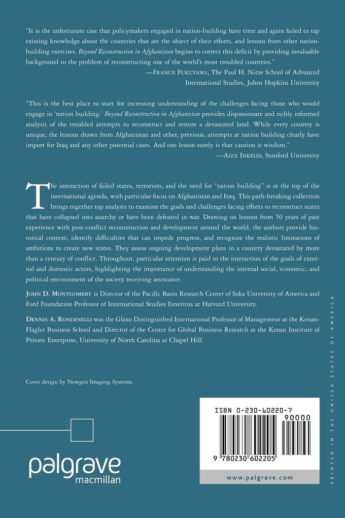 Weitere Ansicht: Beyond Reconstruction in Afghanistan