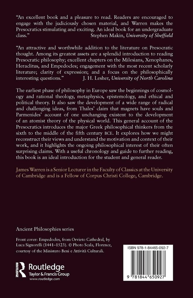 Weitere Ansicht: Presocratics | James Warren