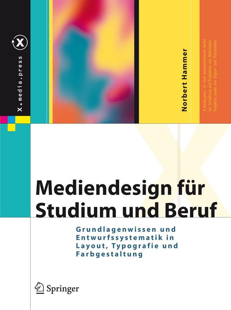 Produktbild: Mediendesign für Studium und Beruf | Norbert Hammer