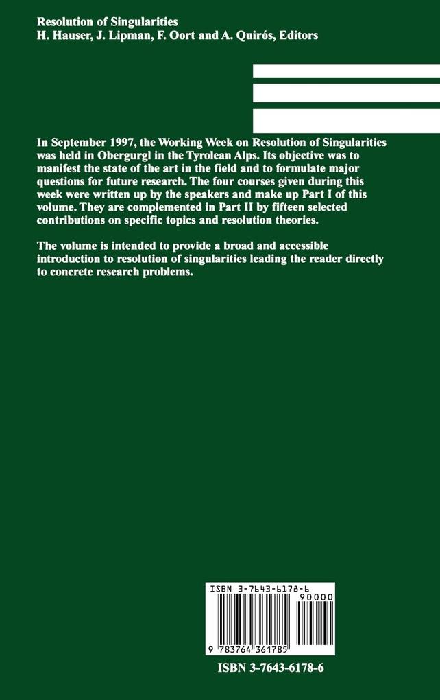 Weitere Ansicht: Resolution of Singularities