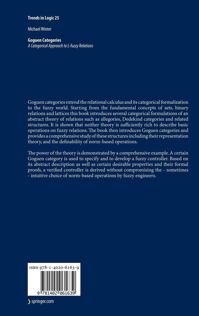 Weitere Ansicht: Goguen Categories | Michael Winter