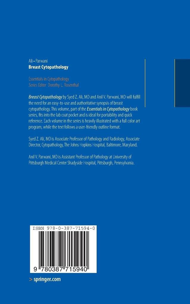 Weitere Ansicht: Breast Cytopathology | Syed Z. Ali, Anil V. Parwani
