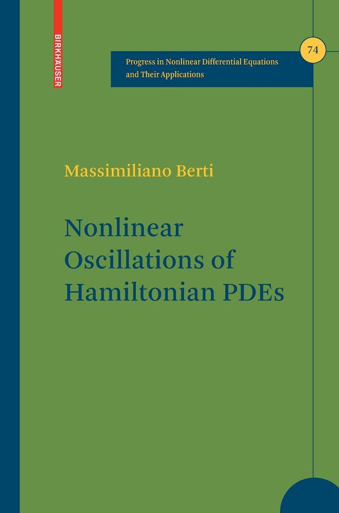 Produktbild: Nonlinear Oscillations of Hamiltonian PDEs | Massimiliano Berti