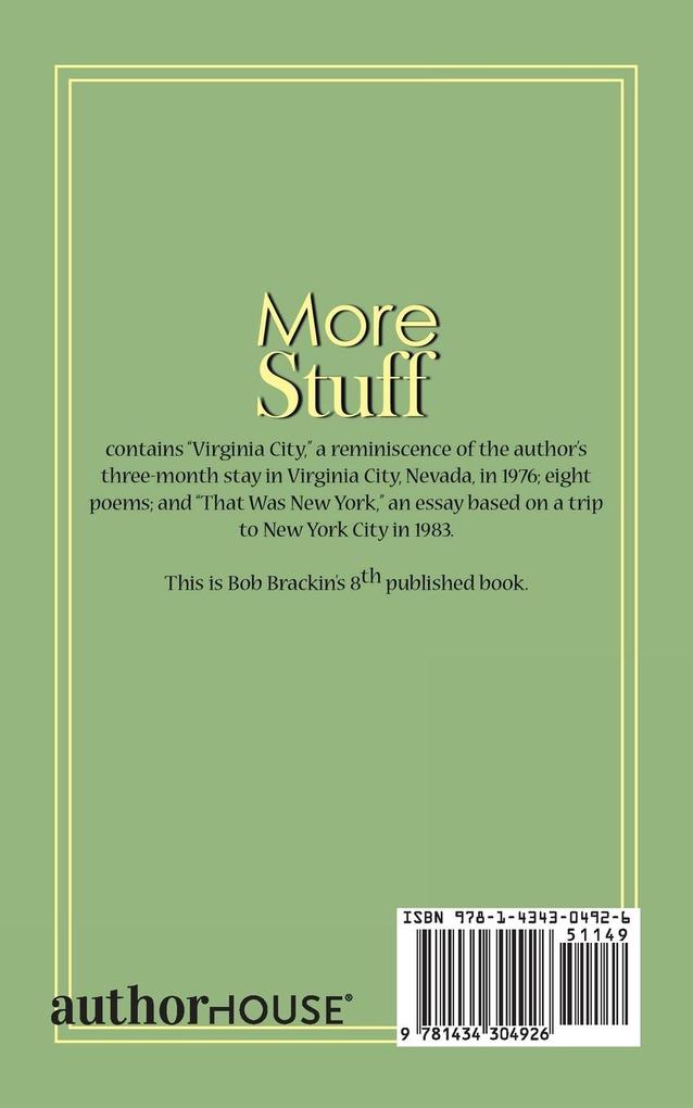 Weitere Ansicht: More Stuff | Bob Brackin
