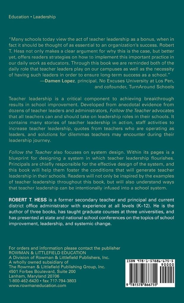 Produktbild: Follow the Teacher | Robert T. Hess