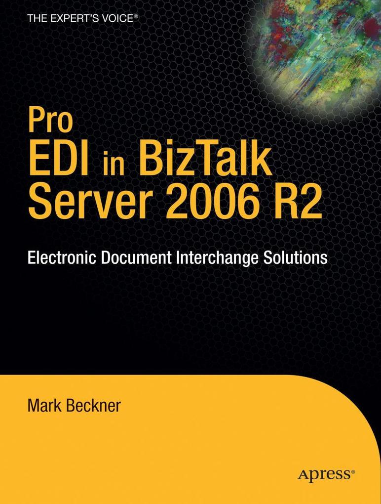 Produktbild: Pro EDI in BizTalk Server 2006 R2 | Mark Beckner