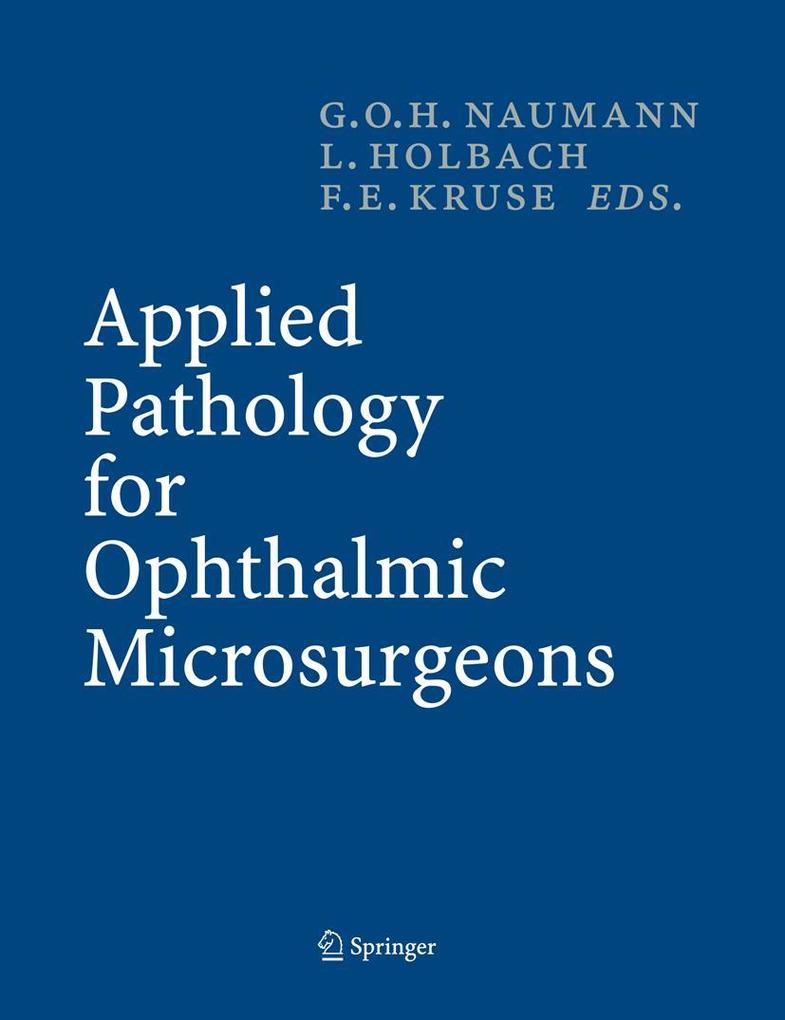 Produktbild: Applied Pathology for Ophthalmic Microsurgeons