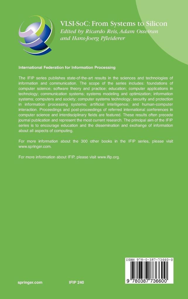 Weitere Ansicht: Vlsi-Soc: From Systems to Silicon