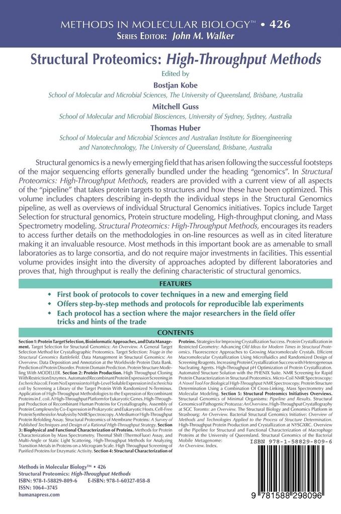 Weitere Ansicht: Structural Proteomics