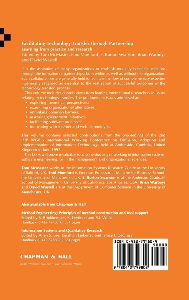 Weitere Ansicht: Facilitating Technology Transfer Through Partnership