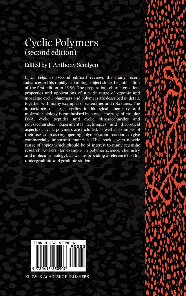 Weitere Ansicht: Cyclic Polymers