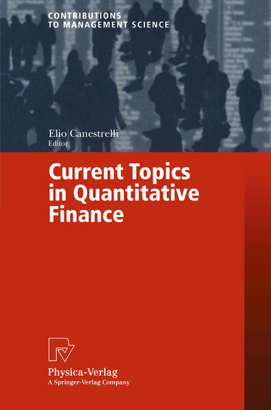 Produktbild: Current Topics in Quantitative Finance | Elio Canestrelli