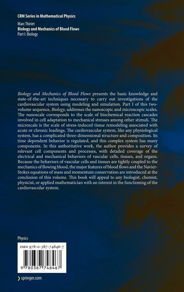 Weitere Ansicht: Biology and Mechanics of Blood Flows | Marc Thiriet