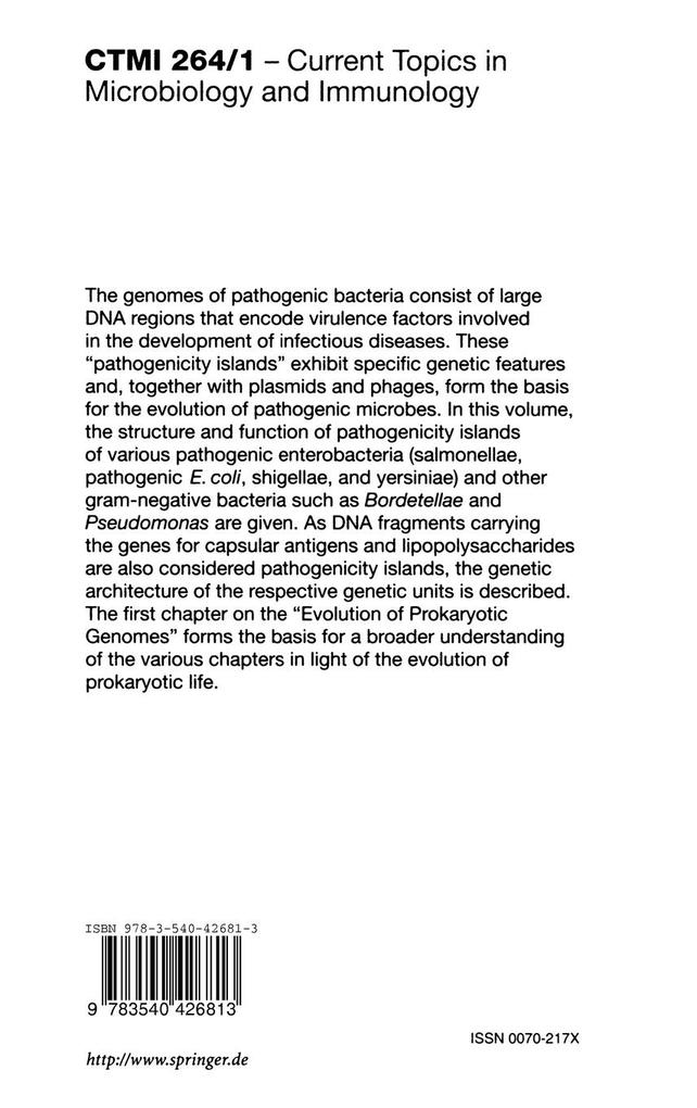 Weitere Ansicht: Pathogenicity Islands and the Evolution of Pathogenic Microbes