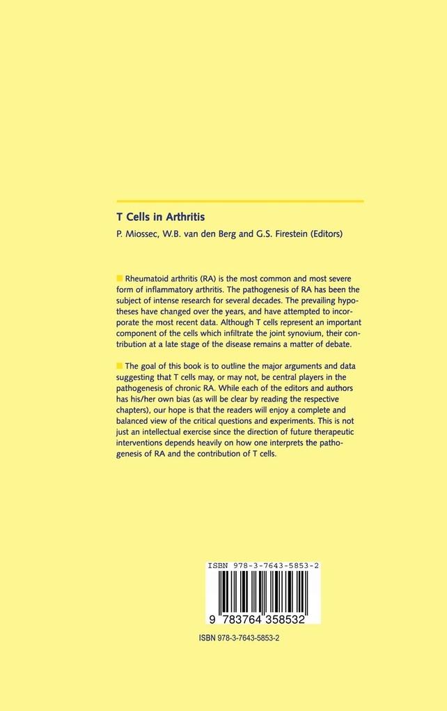 Weitere Ansicht: T Cells in Arthritis