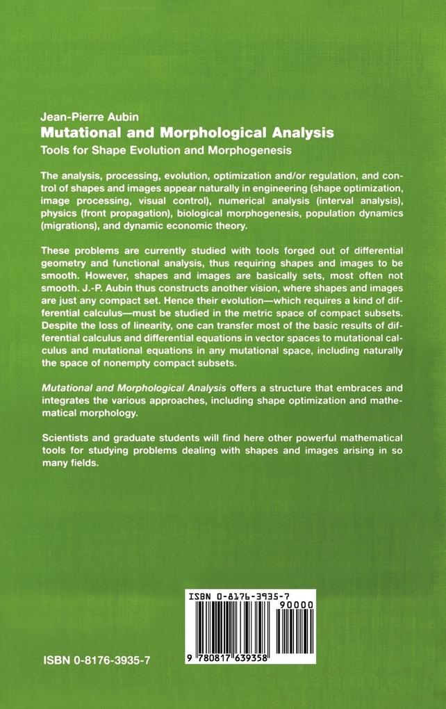 Weitere Ansicht: Mutational and Morphological Analysis | Jean-Pierre Aubin