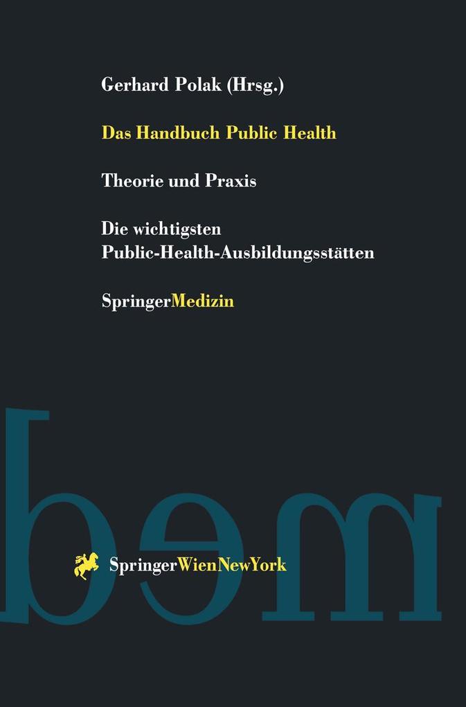 Produktbild: Das Handbuch Public Health