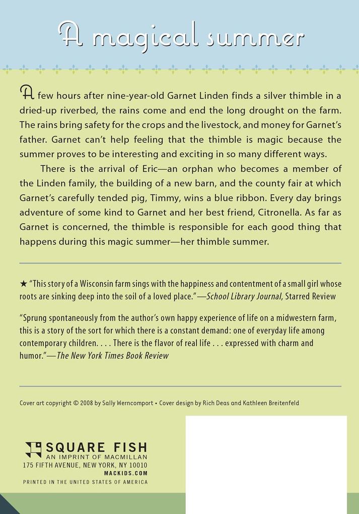 Weitere Ansicht: Thimble Summer | Elizabeth Enright