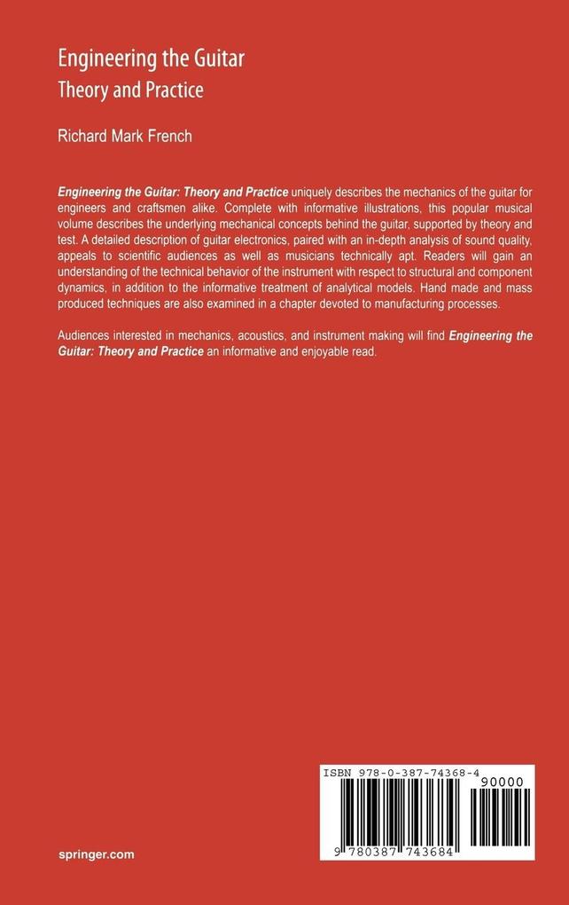 Weitere Ansicht: Engineering the Guitar | Richard Mark French