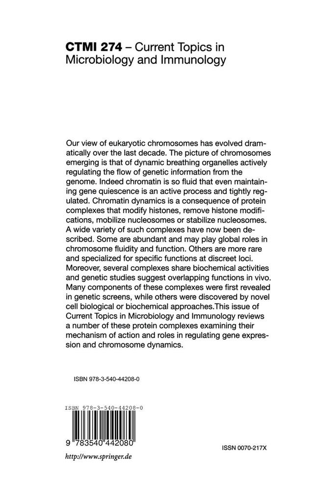 Weitere Ansicht: Protein Complexes that Modify Chromatin