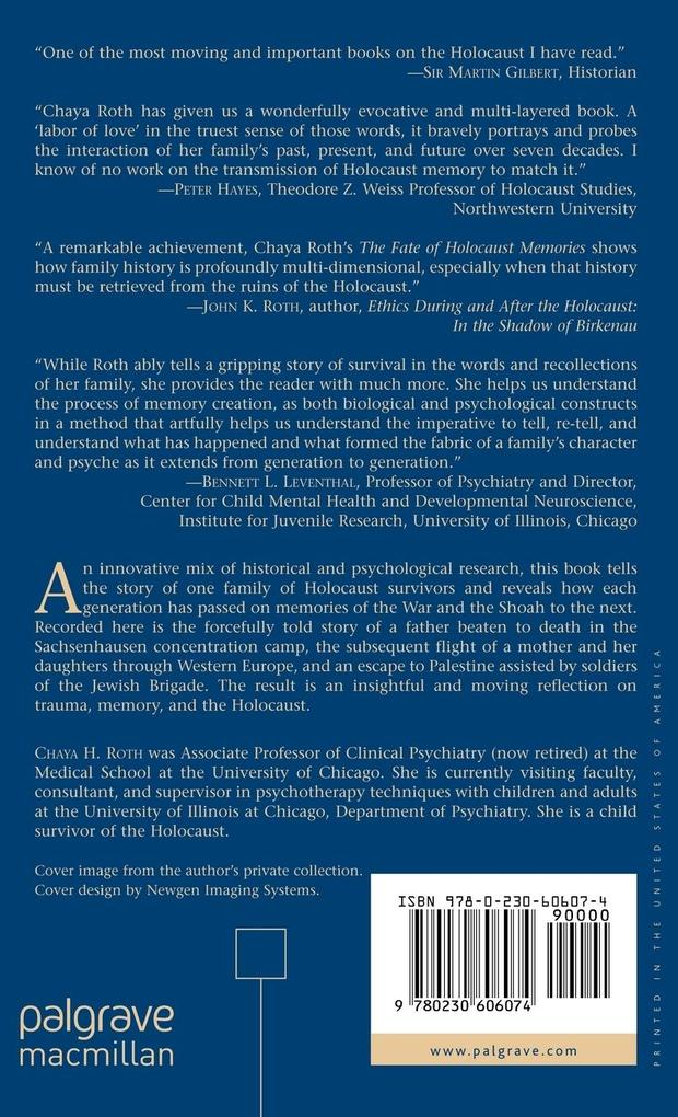 Weitere Ansicht: The Fate of Holocaust Memories | C. Roth