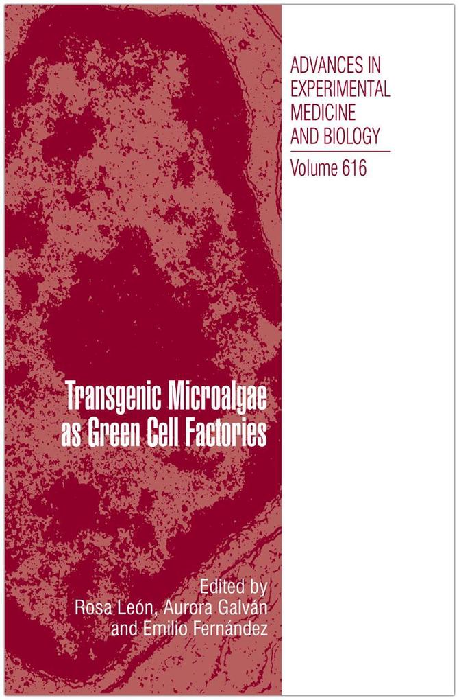 Produktbild: Transgenic Microalgae as Green Cell Factories