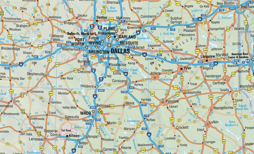Weitere Ansicht: USA Interstate 1 : 4 000 000