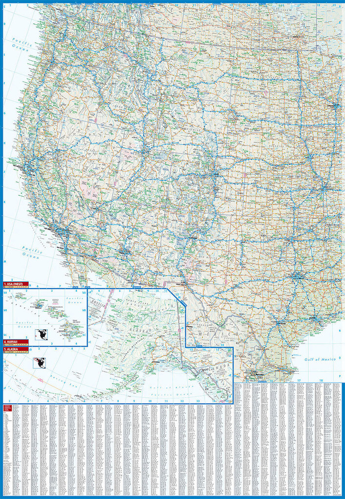 Weitere Ansicht: USA Interstate 1 : 4 000 000