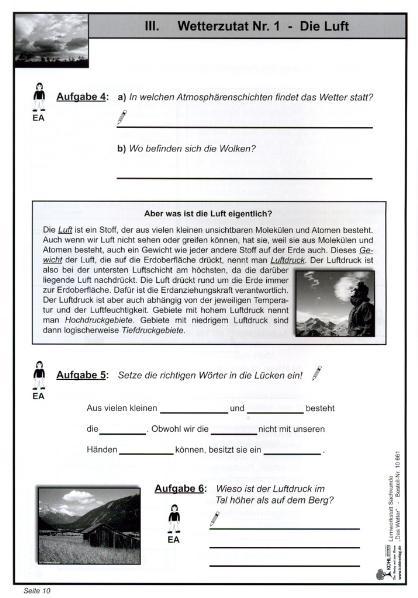 Weitere Ansicht: Lernwerkstatt - Das Wetter | Moritz Quast, Lynn-Sven Kohl