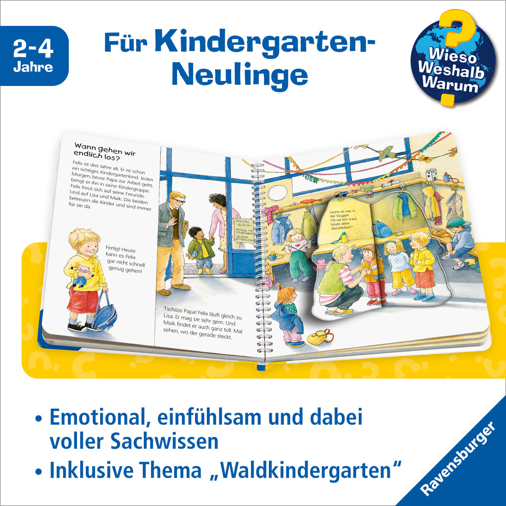 Weitere Ansicht: Wieso? Weshalb? Warum? junior, Band 24: Mein Kindergarten | Doris Rübel