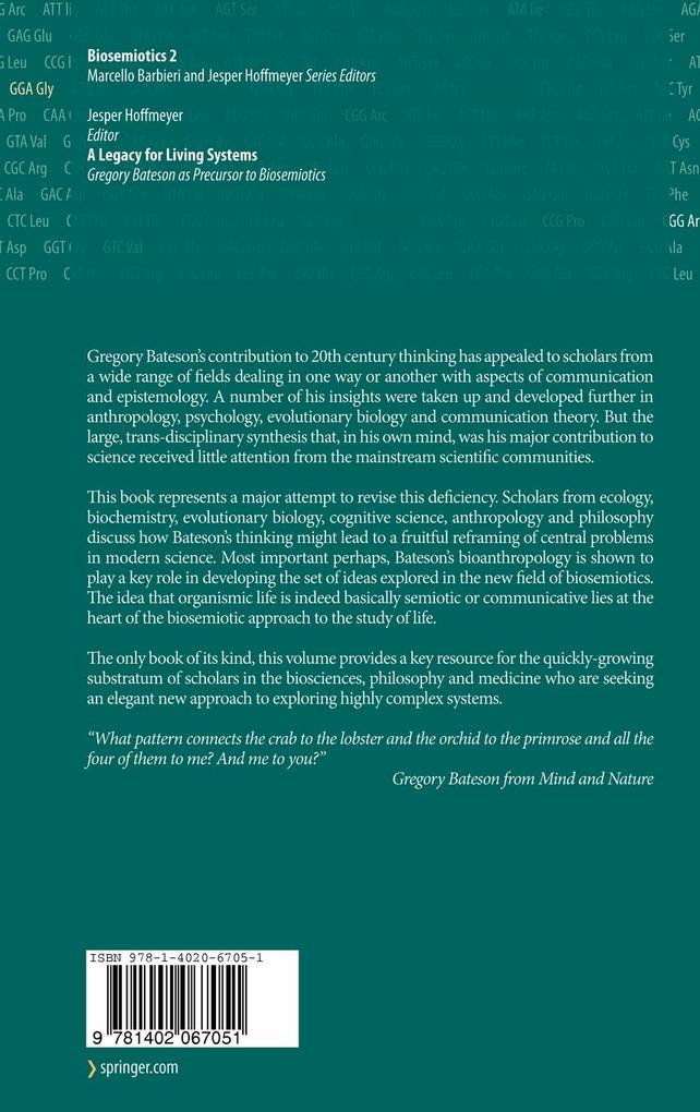 Weitere Ansicht: A Legacy for Living Systems