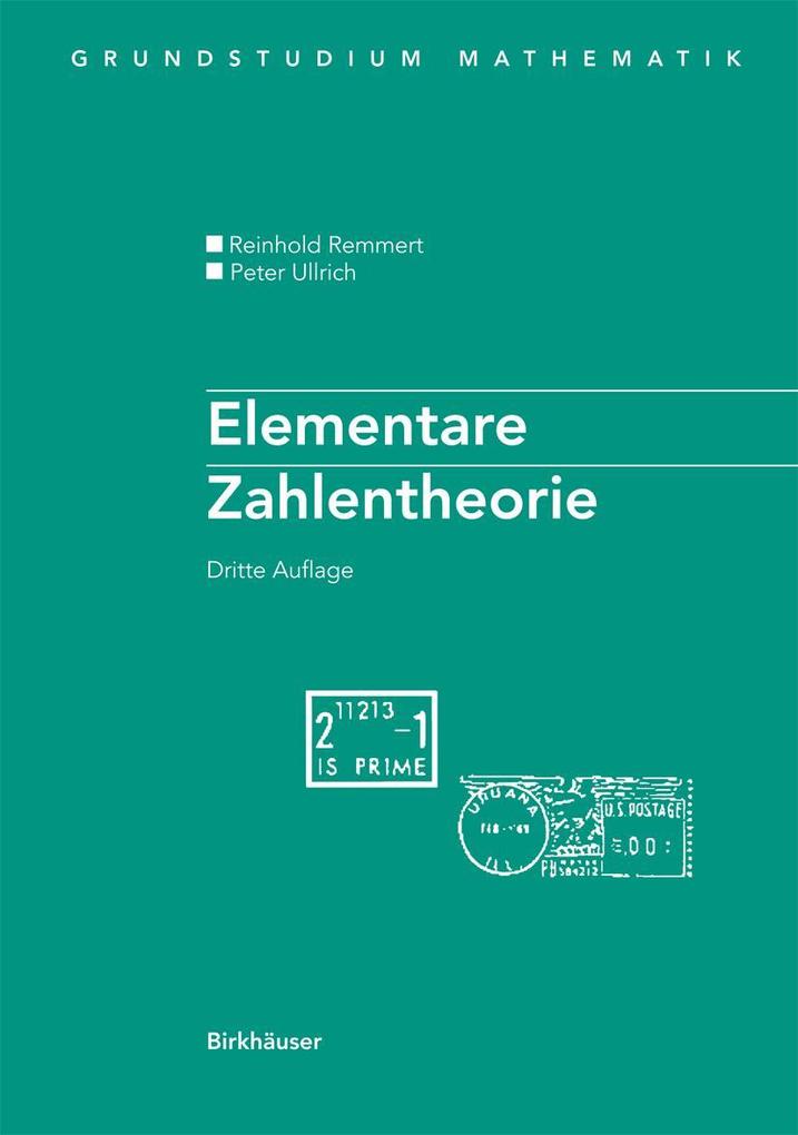 Produktbild: Elementare Zahlentheorie | Reinhold Remmert, Peter Ullrich
