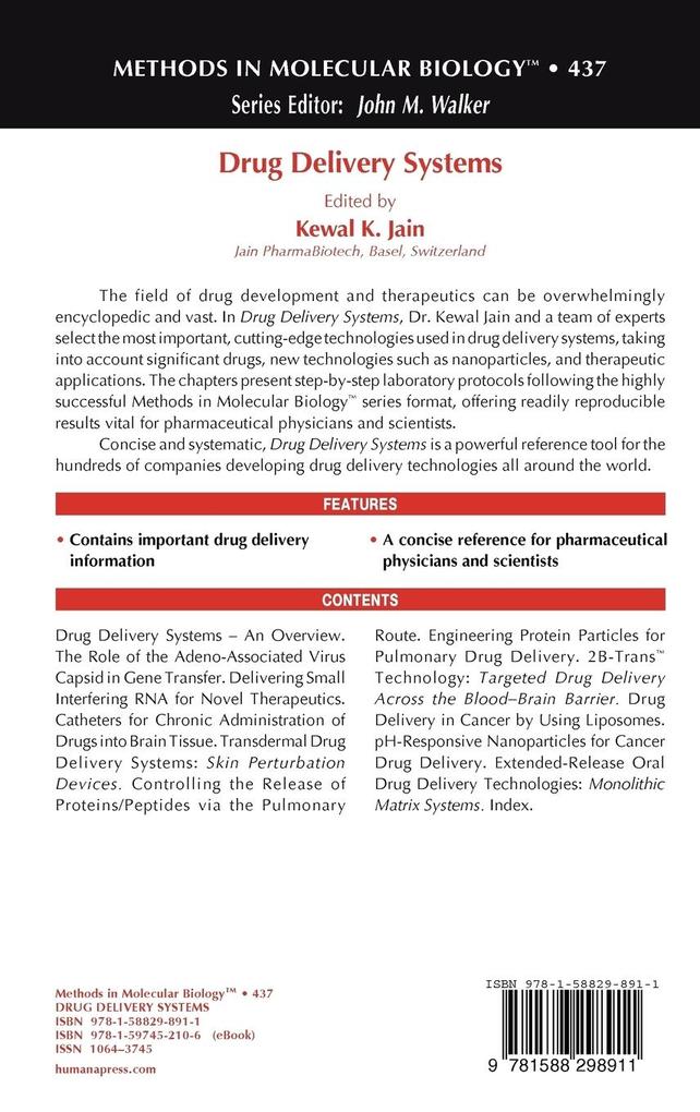 Weitere Ansicht: Drug Delivery Systems