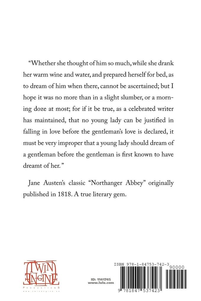 Weitere Ansicht: Northanger Abbey | Jane Austen