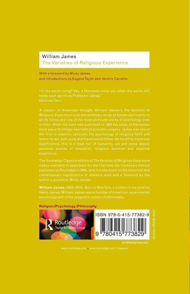 Weitere Ansicht: The Varieties of Religious Experience | William James