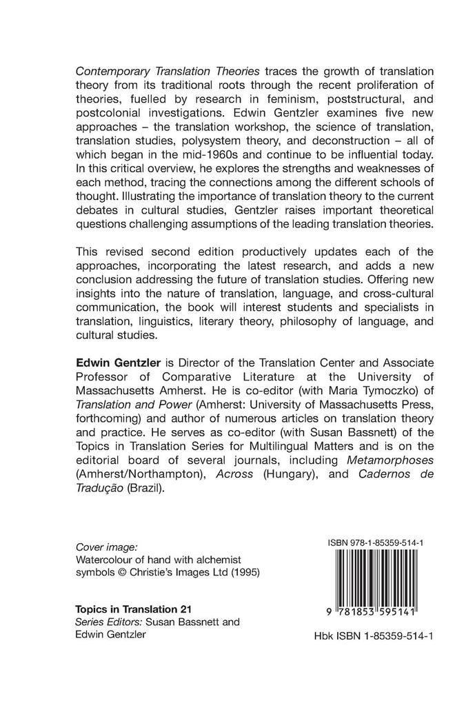 Weitere Ansicht: Contemporary Translation Theories | Edwin Gentzler