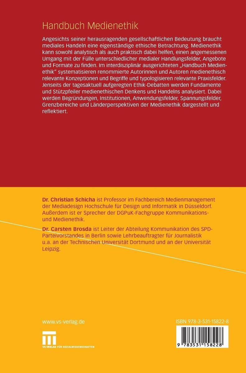 Weitere Ansicht: Handbuch Medienethik