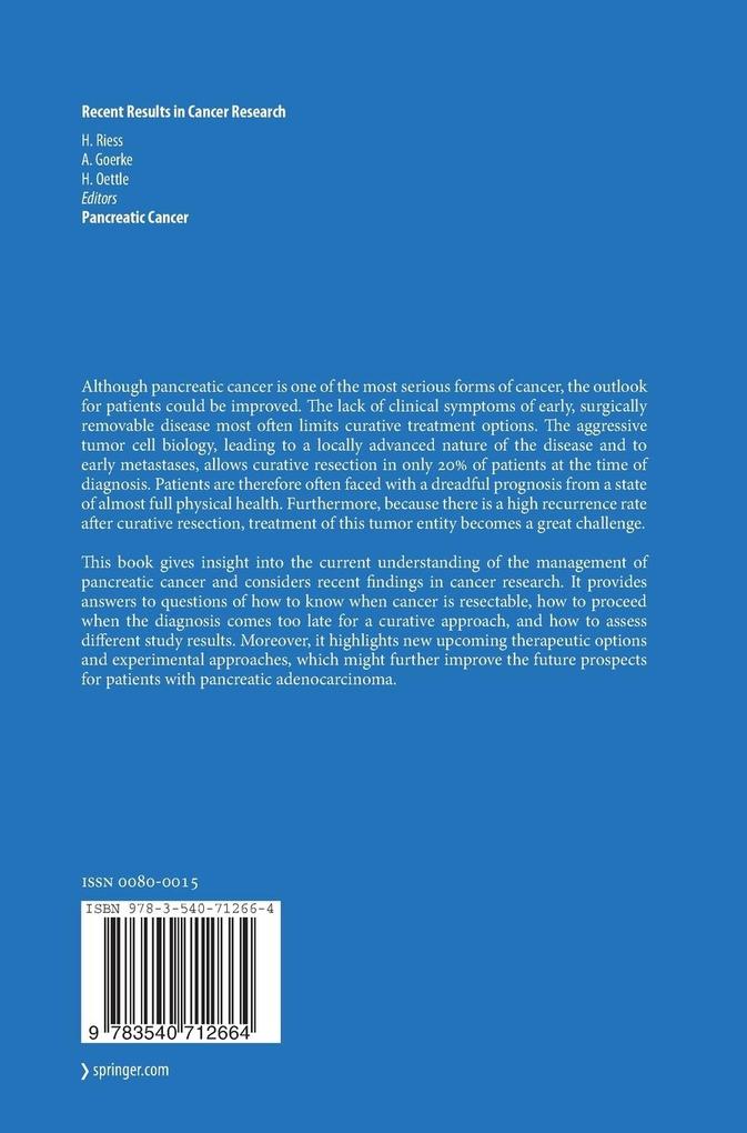 Weitere Ansicht: Pancreatic Cancer