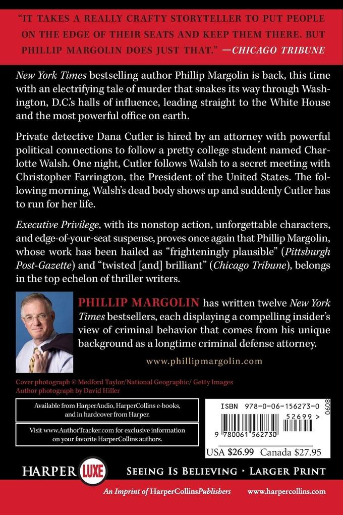 Weitere Ansicht: Executive Privilege | Phillip Margolin